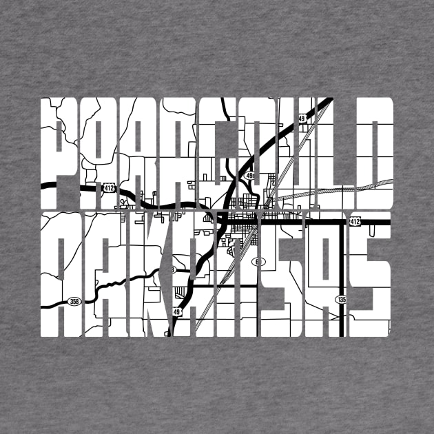 Paragould Arkansas Map by rt-shirts